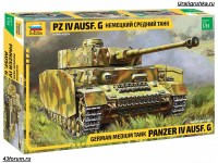 Сборная масштабная модель 1:35 Немецкий средний танк Pz IV Ausf. G (Звезда)